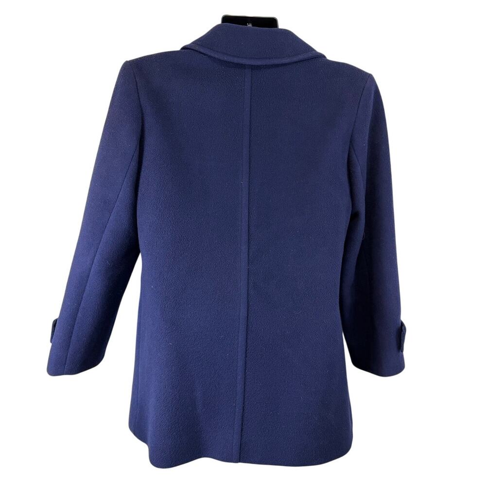 Pendleton Virgin Wool Double Breasted Coat Blue S… - image 2